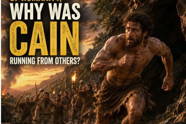 If Adam is the first man of humanity, why was Cain running from others?