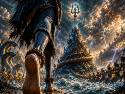 Why did Mahadev not return to Kailash after drinking poison?