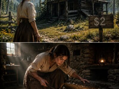 A Dismissed Servant Bought A Collapsed Mountain Cabin For Two Dollars — Then She Pried Open Its Hearthstone