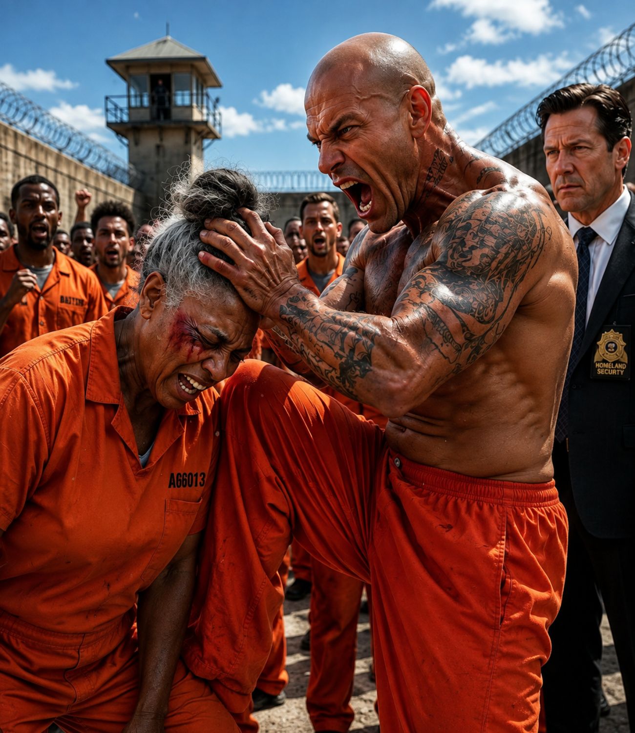 Prison Bullies Kneed the New Black Inmate in the Face — They Had No Idea Who She Really Was