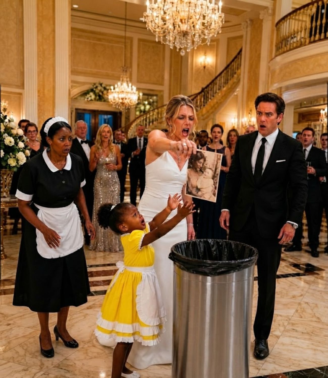 Throw It Away!” the Fiancée Ordered — But the Maid’s Toddler’s Tiny Secret Cost Her the Billionaire
