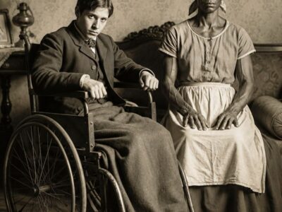 He was considered incapable of reproducing… his father handed him over to the strongest female slave in 1859